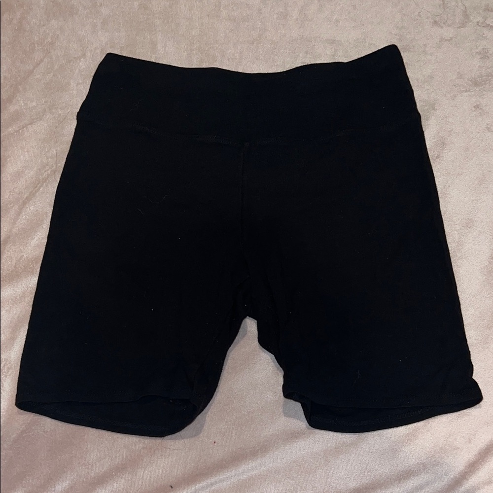 Bar III Women's Jet Black Bike Shorts
